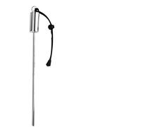 AKLOSIPY Barra de puntero de buceo de acero inoxidable con sonido de clic, varilla de espiga graduada de 30 cm para, sonda y navegación inferior, incluye cordón naranja y bolsa de almacenamiento