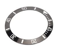 AKLOSIPY Bisel de Reloj de Cerámica Luminosa de 40 Mm Rt con C Sc - Bisel de Repuesto Rt para Relojes con Caracteres e y Fondo e - Ive (#1)