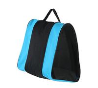 AKLOSIPY Bolsa para Patines de Ruedas Engrosada de 3 Capas con Correa para Exteriores - Bolsa para Patines de Hielo y de Hockey de Gran Capacidad en (Blue)