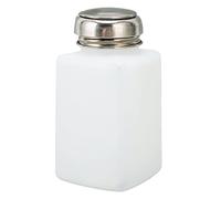 AKLOSIPY Botella Dispensadora de Bomba de Líquido Bloqueable con Empuje hacia Abajo para Esmalte de Uñas y Removedor de Maquillaje, Contenedor Portátil para Cuidado de la Piel de 200ml