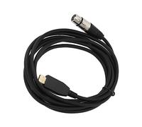 AKLOSIPY Cable de Micrófono USB a XLR Hembra, Convertidor de Enlace de Micrófono, Cable Adaptador de para Equipos Profesionales