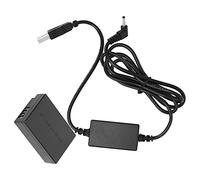 AKLOSIPY Cable de Unidad USB de 55,5 V, Acoplador de CC, Batería Simulada LPE17 para Cámaras M3 M5 M6 con