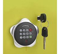 AKLOSIPY Caja Fuerte de Seguridad Electrónica Digital de Acero de Aleación con Bloqueo de Contraseña Inteligente para niños: Solución Espaciosa y de Almacenamiento para Adultos en Naranja (Verde