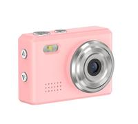 AKLOSIPY Cámara Digital, Vídeo HD 1080P, Cámara de Llavero Portátil con Fotografía de 12 MP con Pantalla de 0,96 Pulgadas, 6 Filtros de Luz LED, para Viajes, Estudio, Grabación de la (Rosácea)