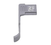 AKLOSIPY Camera Thumb Up Grip Thumb Resto soporte para GR III GRIIIX aleación de aluminio premium con un Snap de zapato caliente en el diseño ergonómico Comfort Grip (Grey)