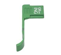 AKLOSIPY Camera Thumb Up Grip Thumb Resto Soporte para GR III GRIIIX aleación de aluminio premium con un Snap de zapato caliente en diseño ergonómico Comfort Grip (Green)