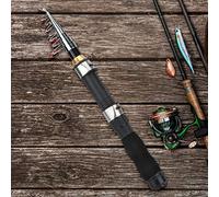 AKLOSIPY Caña de Pescar Pequeña Portátil para Pesca en Hielo, Herramientas de Pesca en el Mar 28049-100, Caña de Pescar Versátil para en Hielo y Mar, Cómodo EAV, Diseño (1,9 m)