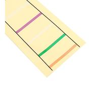 AKLOSIPY Cello Fret Markers, Easy to Remove Finger Position Labels, (3/4)