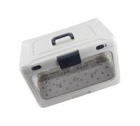 AKLOSIPY Collapsible Plastic Cat Kennel Spacious Travel Crate for Safe Car