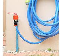 AKLOSIPY Conector de grifo a manguera de jardín - ABS+ adaptador de grifo de cocina y baño al aire libre para mangueras FHT de 3/4 pulgadas, apto para salidas exteriores de 15 mm/20 mm, sellado seguro