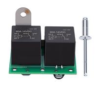 AKLOSIPY Conjunto de relé de Cabrestante Motorizado, relé de Dual de 80 A | Placa de Circuito Sellado, Montaje de Soporte Metálico, Se Adapta Al Reemplazo R001751, Evita Fallas en el Elevador del Techo