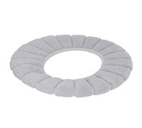 AKLOSIPY Cubierta De Inodoro Lavable Engrosada - Cojín De Material Suave para Una Comodidad Cálida,Accesorio De Baño Beige (Grey)