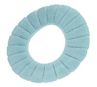 AKLOSIPY Cubierta De Inodoro Lavable Engrosada - Cojín De Material Suave para Una Comodidad Cálida,Accesorio De Baño Beige (Green)