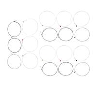 AKLOSIPY Cuerdas de Guitarra Eléctrica de 18 Piezas, Aleación, Alto Brillo, Nítidas, para Principiantes y Excelente Opción de Regalo (RX19)