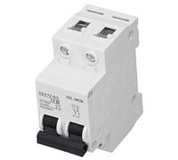 AKLOSIPY DC Circuit Breaker 2P 1000V 10A Magnético para Sobrecarga y Cortocircuito en Sistemas Solares y Eléctricos (10A)