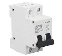 AKLOSIPY DC Circuit Breaker 2P 1000V 10A Magnético para Sobrecarga y Cortocircuito en Sistemas Solares y Eléctricos (25A)