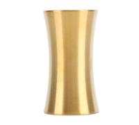 AKLOSIPY Dispensador Portátil con Elegante Soporte para Palillos de Dientes de Acero Inoxidable para Restaurante, Hogar y Eventos, Elegante Acabado Dorado