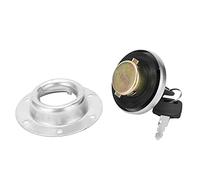 AKLOSIPY Durable 6 Holes Round Shape Tank Fuel Gas Cap with Gaskets and