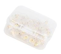 AKLOSIPY Earring DIY Material Stoppers Quality 100 Pcs for Craft Projects