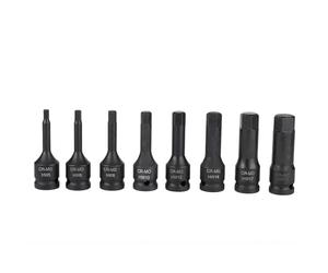 AKLOSIPY Embout Alen/embouts Alen/jeu de Cle pour Juego de Llaves de Vaso con Puntas - Se Adapta a Trinquetes Estándar/pistolas de Impacto-Estuche de Almacenamiento de Acero Al Molibdeno Incluido