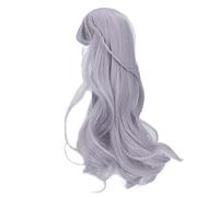 AKLOSIPY ES053 Peluca de Muñeca Pelo de Muñeca Suave y Rizado de 8 a 9 Pulgadas para de Niños - Accesorio para el Cabello Elegante Azul Neblina (BLUE)