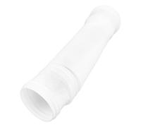 AKLOSIPY - Extensión flexible de manguera de descenso de canalón de PE - Extensión redonda blanca de 30,5 a 91,4 cm para tubos de descenso residenciales de 7,6 cm y 10,2, diseño en bloque, resistente