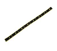 AKLOSIPY Función de Ejercicio de Bandas Elásticas-Material Elástico de Algodón de Poliéster Flexible-Ideal para Danza Latina, Gimnasia y Bailes Latinos (Yellow)