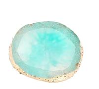 AKLOSIPY Golden Resin Nail Art Palette Smooth Texture for Mixing Colors