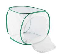 AKLOSIPY Gran Casa Portátil Ventilada para Cría : Cría de Mariposas, Red Segura de Hilo de Poliéster, Diseño Reutilizable (30 * 30 * 30cm)