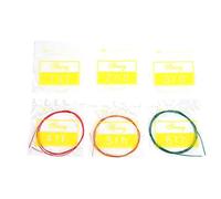 AKLOSIPY Guitar Strings 6pcs Set Colorful Metal Nylon Replacement for