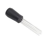 AKLOSIPY Herramienta Ergonómica de Aguja para Distribución de café: Manipulación Manual de Acero Inoxidable para un Uso Seguro y Práctico en el Hogar (BLACK)