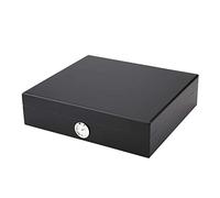 AKLOSIPY Humidor Portátil, Caja de Puros, Estuche de Almacenamiento de Cedro Vintage para 20 Puros (Black)