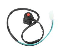 AKLOSIPY Interruptor de Asesinato de Motocicleta de 22 Mm con Longitud de Cable de 64 cm: Parada de Motor Compacta de ABS para una Fácil Instalación y Uso