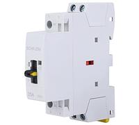 AKLOSIPY Interruptor de Contactor de CA Doméstico BCH8-25M Confiable y Silencioso con Función Manual, 2P25A 24V para Uso Doméstico e Industrial (2NO)