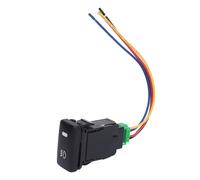 AKLOSIPY Interruptor de Pulsador 12V con Indicador LED Luces Doble Iluminación ABS de Choque con Kit Precableado para FJ Cruiser Fortuner