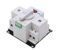 AKLOSIPY Interruptor de Transferencia Automática de Doble Potencia 2P para el Hogar y la Industria, 230V 63A, de Administración de Energía Confiable y Fácil de Usar