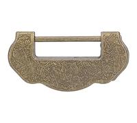 AKLOSIPY Juego de Llaves de Cerradura de Latón Antiguo Chino para Joyeros, Gabinetes y Cajas de - Exquisito Diseño de la Dinastía Ming Qing (Latón antiguo)