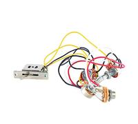 AKLOSIPY Kit de Arnés de Cableado para Guitarra Eléctrica - Interruptor de 5 Vías, Volumen, Control - Fácil Instalación y Calidad de Sonido Mejorada