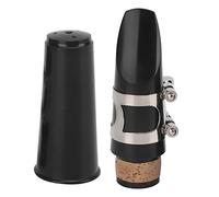 AKLOSIPY Kit de Boquilla de Clarinete Portátil con Accesorios Cojines de Ligadura ABS Caña Fácil de Usar () (BLACK)