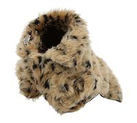 AKLOSIPY Linda Chaqueta de Felpa con Estampado de Leopardo para Mascotas Retro para Otoño e Invierno, Chaleco para Perros Elegante y Cálido para Mascotas de Moda (L)