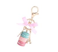AKLOSIPY Llavero Macaron Colorido y Colgante de Torre Accesorio para