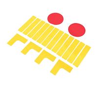 AKLOSIPY Marcadores de Línea de Límites de Cancha Deportiva de Silicona para Juegos de Baloncesto, Voleibol, Tenis y Bádminton