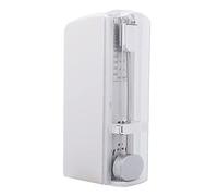 AKLOSIPY Metrónomo Mecánico Portátil 11x5x3cm Blanco para músicos: Herramienta de Sincronización Ideal para Piano y Más