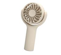 AKLOSIPY Mini Ventilador de Mano Portátil y Ligero, 3 Velocidades, Viento Fuerte para Viajes en Casa y Uso Al Aire Libre (Caqui)