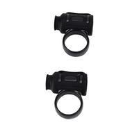 AKLOSIPY Par de Baquetas de Jazz, Clips de Silicona para Control de Dedos, Agarre y Dedos Cómodos para Principiantes y Bateristas Avanzados (Todo negro)