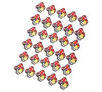 AKLOSIPY Patches de Hierro de 30 Piezas de Champiñones Cosechas Pegatinas de Hongos Bordados para Ropa, Mochilas y Decoración del Hogar