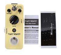 AKLOSIPY Pedal de Efecto MOOER Monkey Wah con True Bypass y 3 Modos de Sonido para Guitarristas