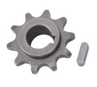 AKLOSIPY Piñón Delantero 10T 40 41 420 Piñón de Cadena de 0.630 in de Diámetro de Acero de Alto Grado de Repuesto para EX Trail BT200X Baja MB165 MB200 Mini Bicicletas ATV