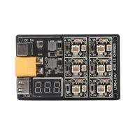 AKLOSIPY Placa de Batería LiPo 6 en 1 con Interfaz USB para Accesorios RC, Soporte de Doble Voltaje para Baterías LiPo 2-6S