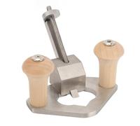 AKLOSIPY Plano de Enrutador de Mano Ergonómico con Profundidad, Herramienta de Carpintería de Acero Inoxidable para Surcos Precisos y Recorte Preciso